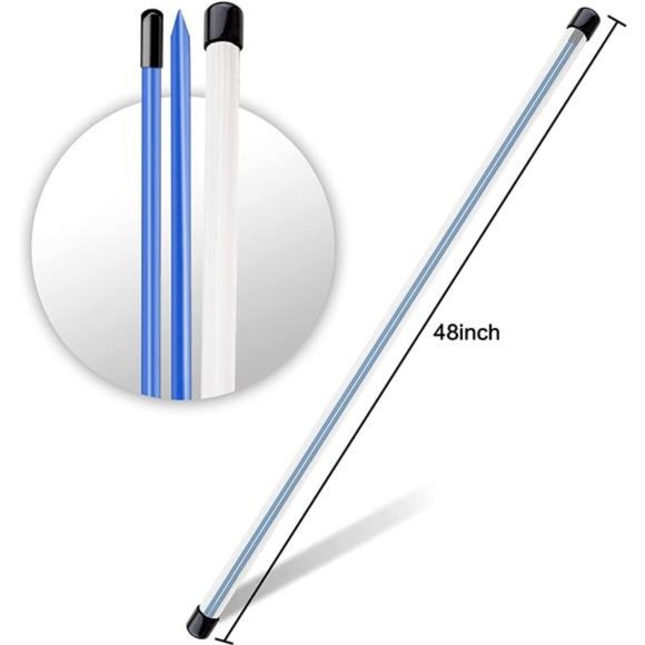 Golf Alignment Sticks 2, Practice Rods Swing Trainer Aid Tools 48 Inch Set of 2 - Picture 2 of 7